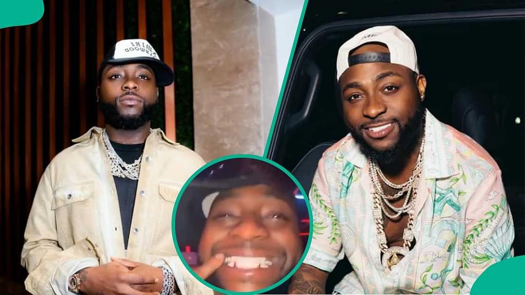 davido stuns fans with $500k diamond teeth and $2m chain
