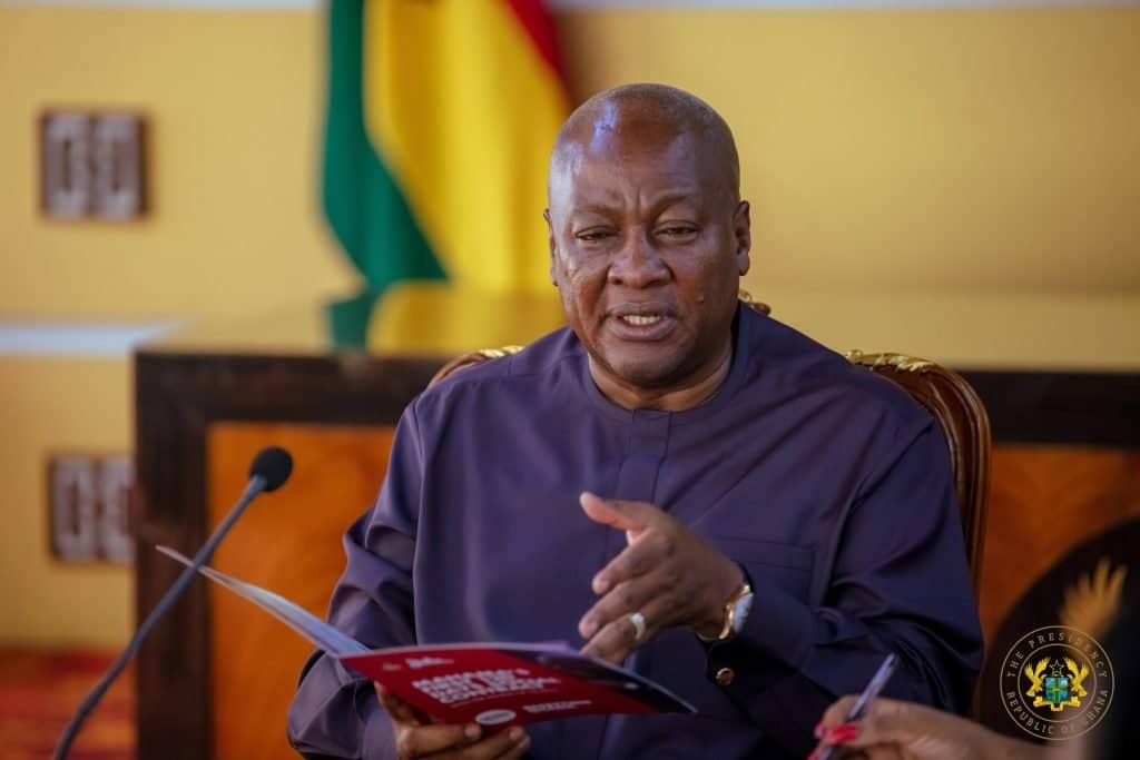President Mahama to Address Nation on 120-Day Social Contract Tonight