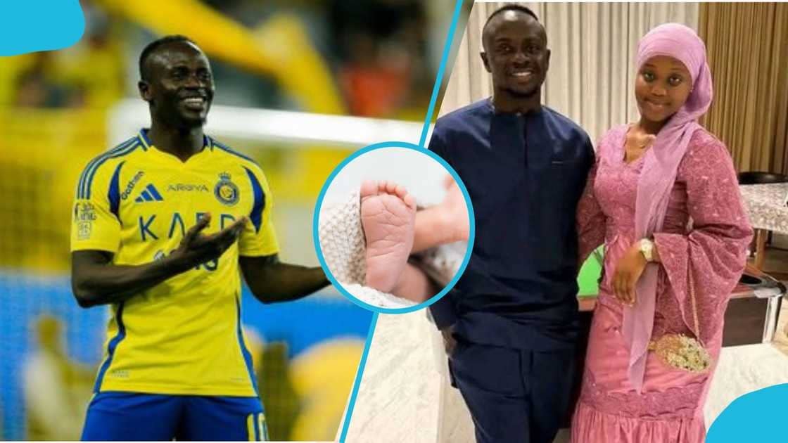Sadio Mane Becomes a Proud Father as He and Wife Aisha Welcome Baby Girl