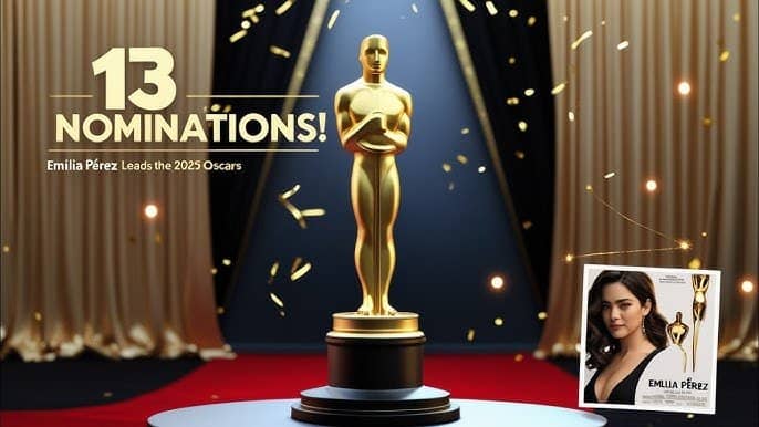 The 2025 Academy Award nominations have arrived, and Emilia Pérez has made history by earning a record-breaking 13 nominations.
