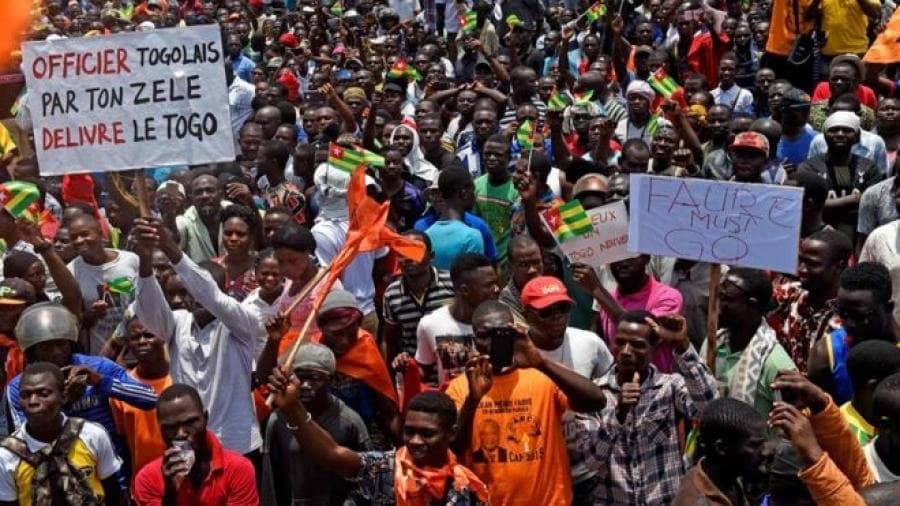 Hundreds of opposition militants and civil society members took to the streets of Lomé on Sunday, 4th May, to voice their anger over what they are calling an “authoritarian and undemocratic” shift in Togo’s political system.